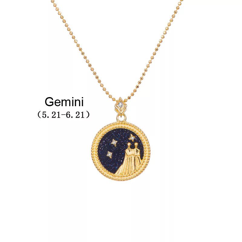 Crystal Shell Zodiac Sign Pendant - Beyond The Veils