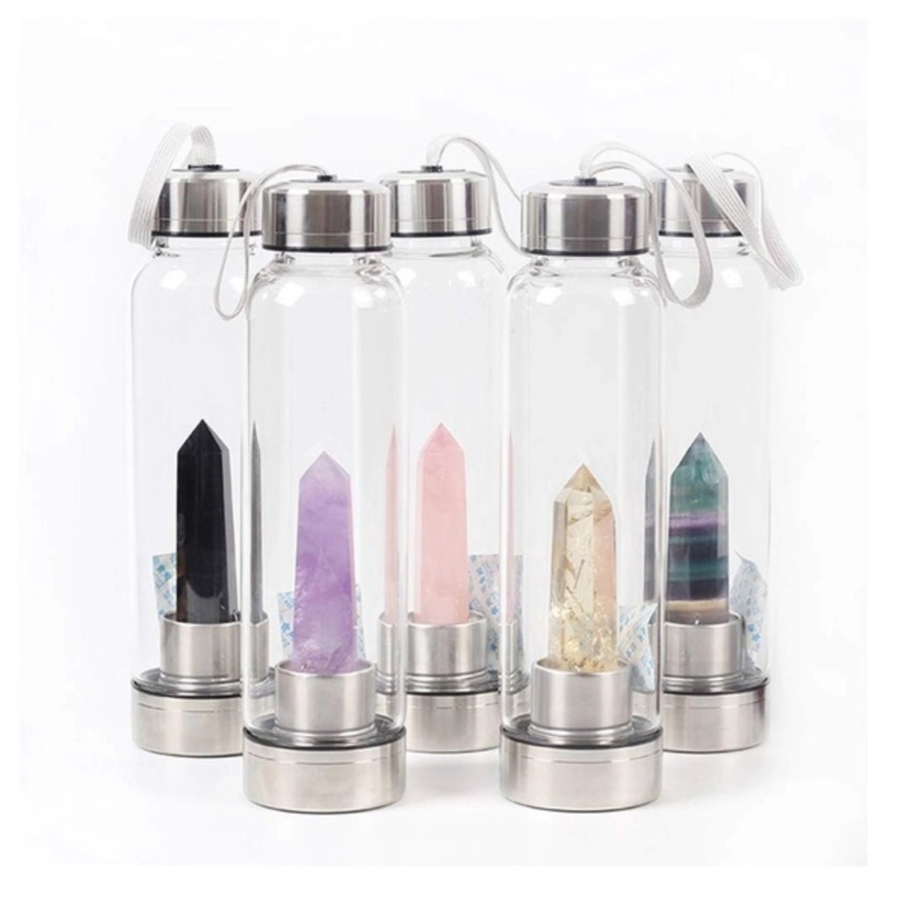 Crystal Water Bottle (6 Colours) - Beyond The Veils