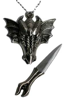 Dragon Head Necklace Athame - Beyond The Veils