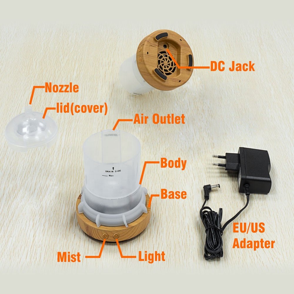 Firework 3D Glass Aromatherapy Ultrasonic Oil Diffuser, Humidifier - Beyond The Veils