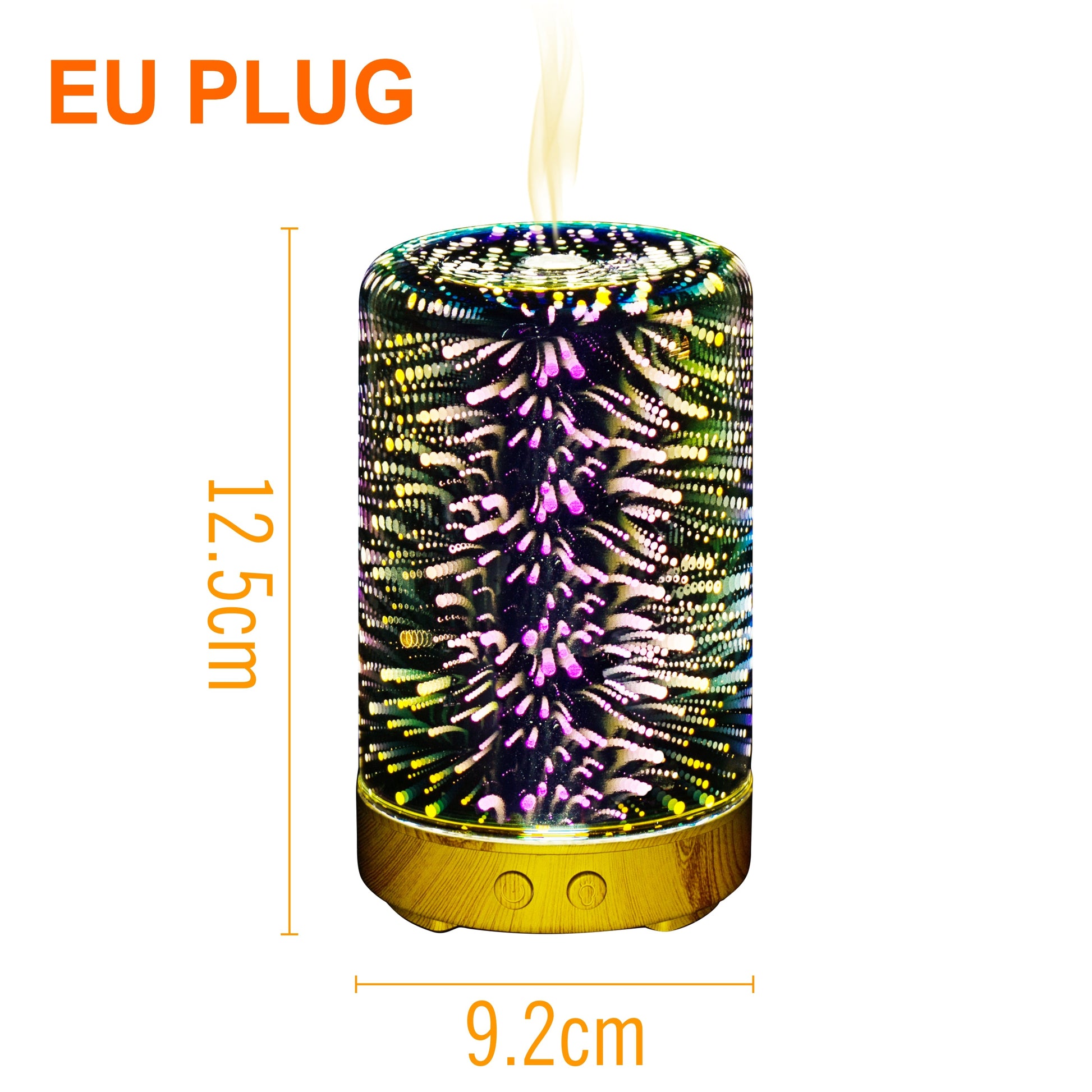 Firework 3D Glass Aromatherapy Ultrasonic Oil Diffuser, Humidifier - Beyond The Veils