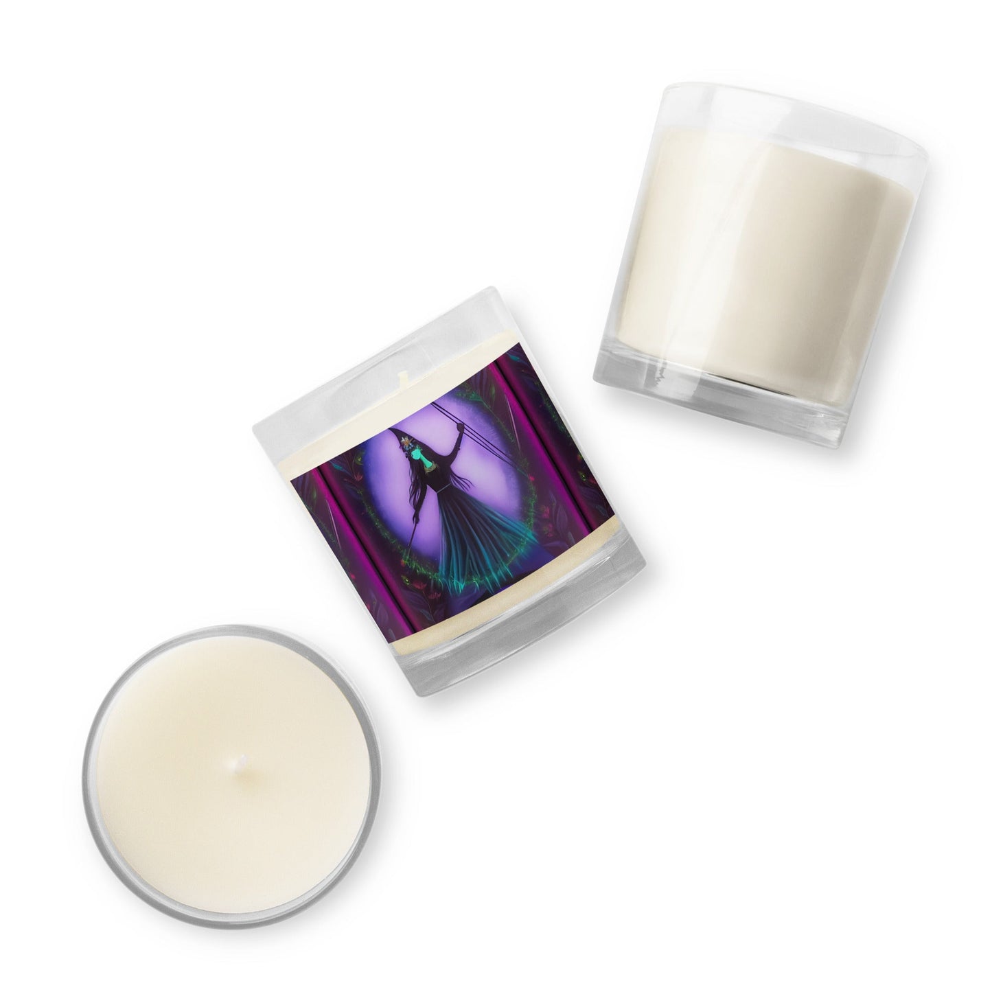 Magic From Beyond The Veils-Glass jar soy wax candle - Beyond The Veils
