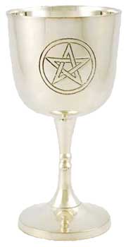 Pentagram chalice 4" - Beyond The Veils