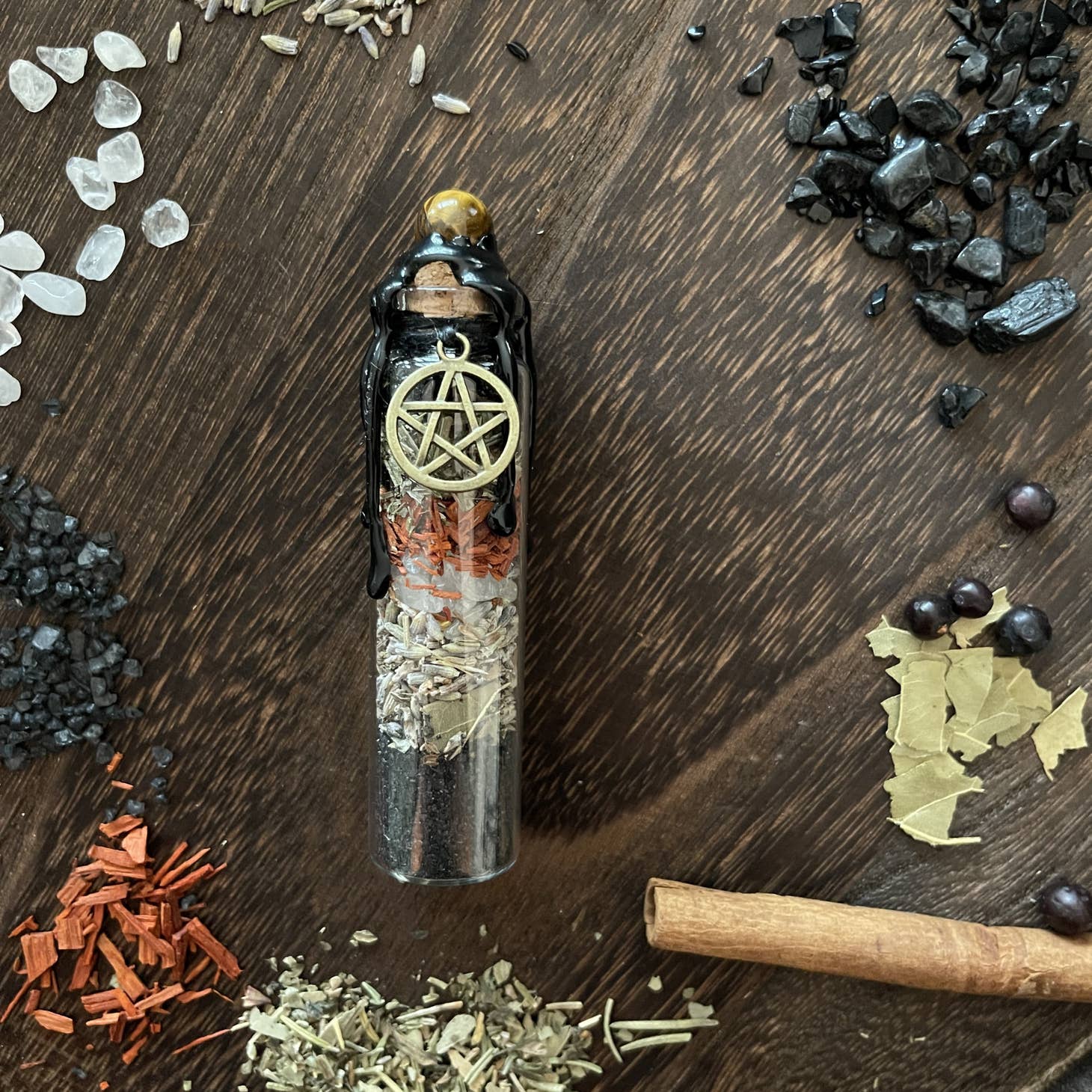 Protection Spell Jar, Intention Jar, Witch's Spell Bottle - Beyond The Veils