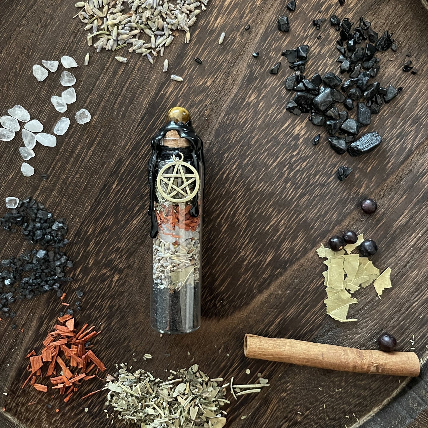 Protection Spell Jar, Intention Jar, Witch's Spell Bottle - Beyond The Veils