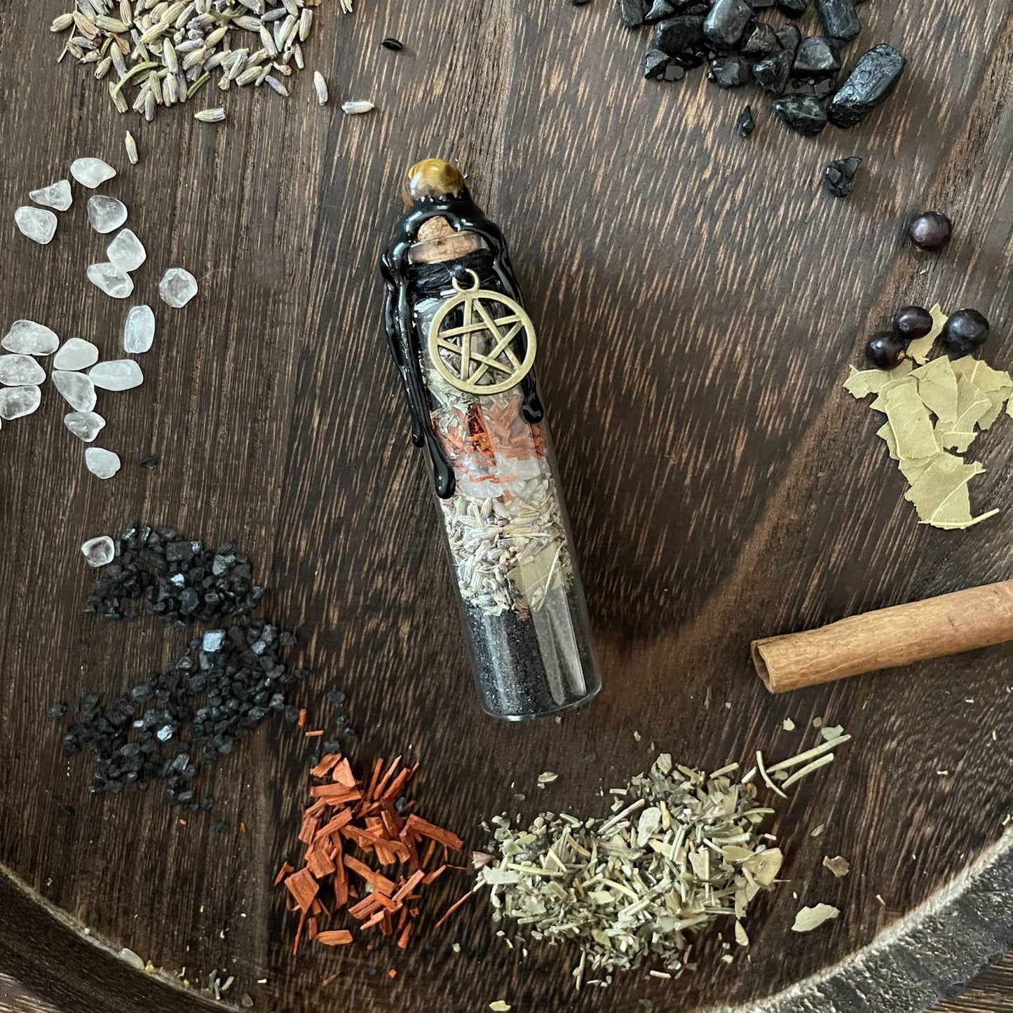 Protection Spell Jar, Intention Jar, Witch's Spell Bottle - Beyond The Veils