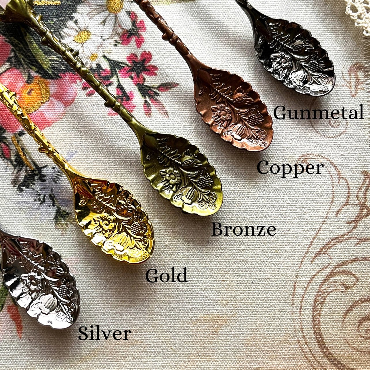 Quartz Crystal Herb Spoon, Witchcraft Apothecary Supplies - Beyond The Veils