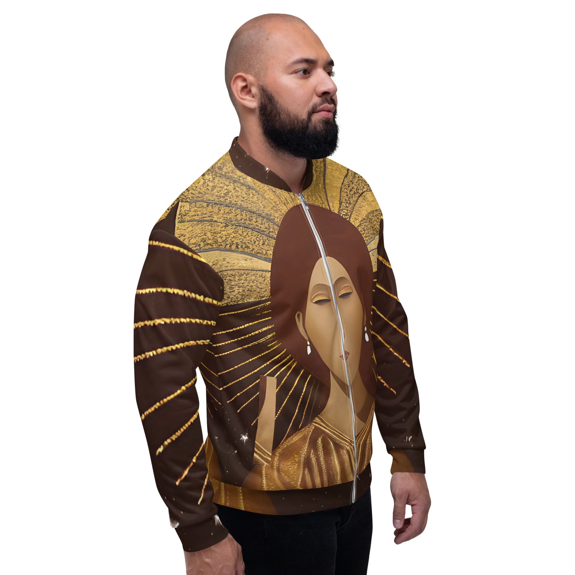 The Golden Rule-Unisex Bomber Jacket - Beyond The Veils