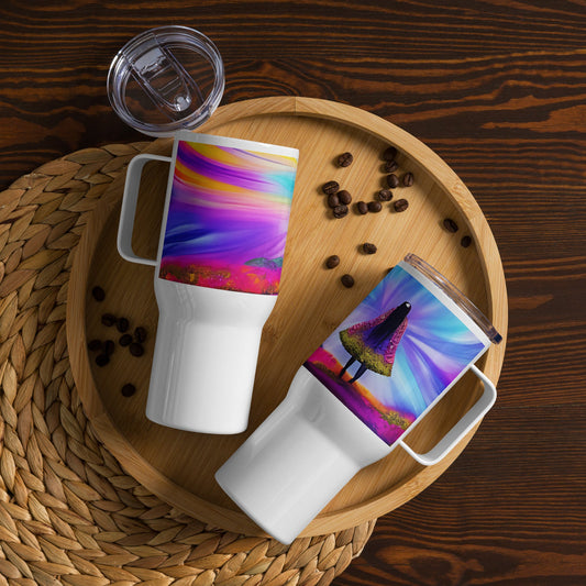 Travel mug with a handle - Beyond The Veils