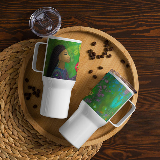 Travel mug with a handle - Beyond The Veils